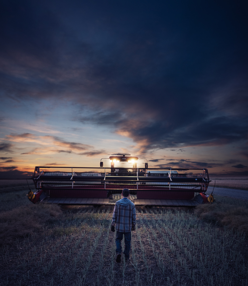 Shell Rotella | Agriculture Canola Harvest | Michael Kunde Photo